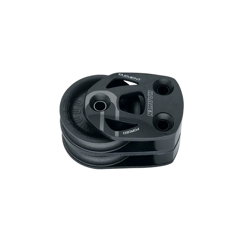 Occasione Imperdibile Bozzello Element 80 mm Piano Doppio con Stopper - Harken - Resistenza e Durabilità in Alluminio Forgiato per la Vela e Nautica