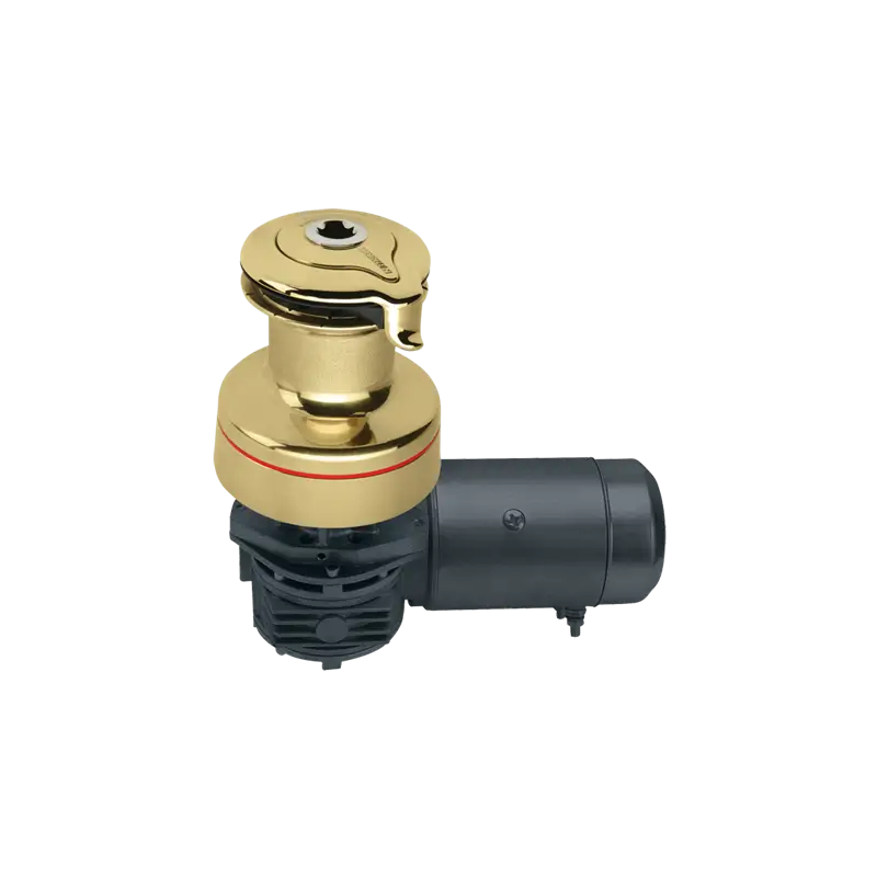 Ultimissimo Modello Winch Elettrico Radial 40 Harken - Self-Tailing in Bronzo, 2 Velocità, Motore Elettrico 24V Orizzontale per Vele di Qualsiasi Dimensione