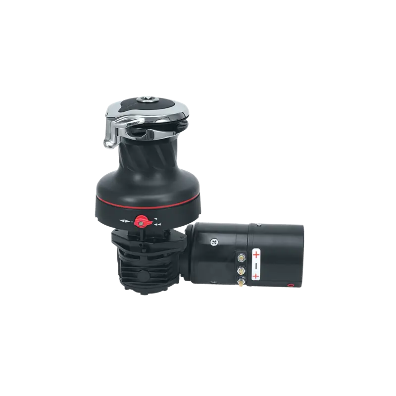 Direttamente Dal Produttore Winch Elettrico Harken Rewind 40 - Self-Tailing in Alluminio, 2 Velocità, 12V Orizzontale per Vele in Sicurezza