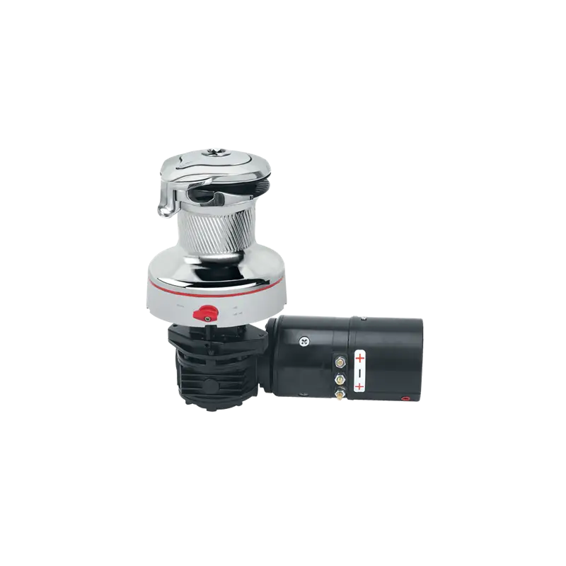 Winch Rewind 46 Harken - Self-Tailing Cromato, Elettrico 24V Orizzontale, 2 Velocità - Innovazione per Cazzare e Lasciare Vele in Sicurezza Reso Gratuito