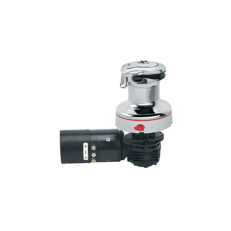 Super Prezzo Winch Harken Rewind 60 - Self-Tailing Cromato, 2 Velocità, Motore Elettrico 12V Montaggio Orizzontale Sinistro per Vele Sicure e Manovre Facilitate