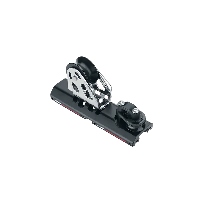 Prezzo Di Fabbrica Carrello Harken 27 mm ESP Regolabile Alto Carico con Puleggia 2:1 - Soluzione Facile per la Regolazione della Scotti anche Sotto Massimo Carico