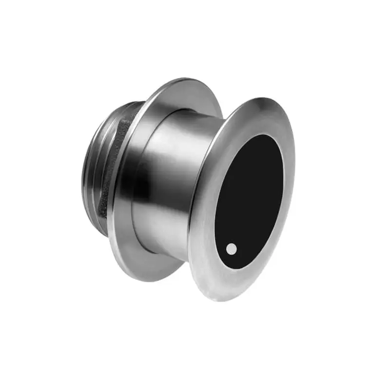 Quantità Limitata Trasduttore Raymarine SS175HW - Depth/Temp in acciaio passante low profile 1kW WIDE BEAM CHIRP (H:150-250kHz) - Tilt 20° per la nautica e la vela.