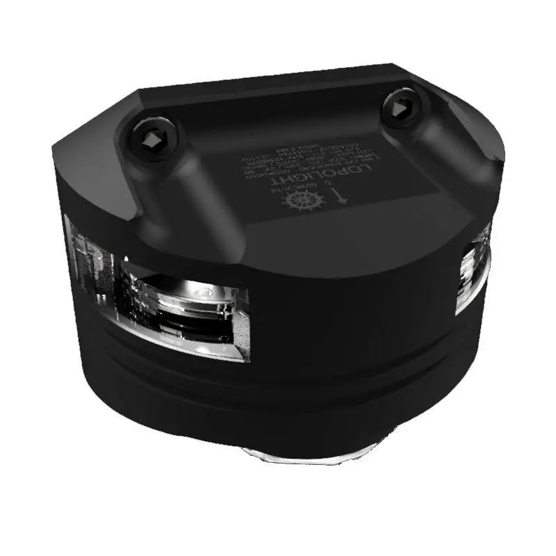 Fanale 2nm Lopolight per Testa d'Albero con 6W Decklight Luce Bianca - Nero, Alta Visibilità e Basso Consumo per Barche fino a 12 m Offerta