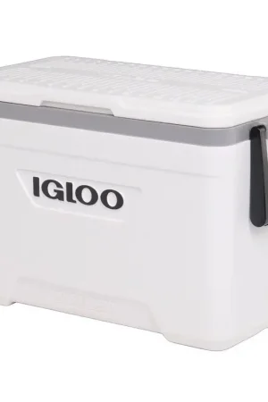 Ultimissimo Modello Ghiacciaia IGLOO Ultra 25 con isolamento termico, maniglie per il trasporto, ideale per conservazione alimenti e pesca, struttura robusta utilizzabile come sedile.