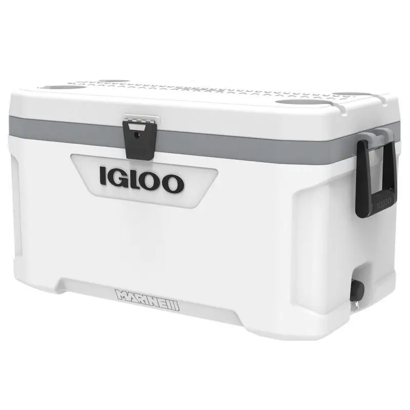 Ghiacciaia IGLOO Latitude Marine Ultra 70 con isolamento termico, maniglie per il trasporto, robusta e multifunzionale, ideale per alimenti, pescato e come sedile a bordo. Promo Stagionale