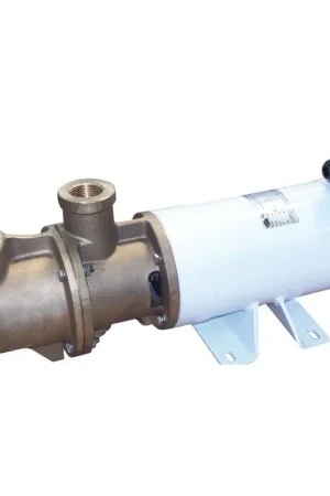 Elettropompa Autoadescante Monovite in Bronzo 24V per Nautica - Svuotamento Casse Rifiuti e Acque Nere, Corpo in Bronzo e Albero in Acciaio Inox AISI 316 Super Prezzo