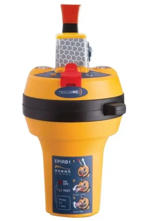 Epirb1 Ocean Signal con GPS Cat2 Manuale, Float-Free, LED Alta Luminosità, 48 Ore Operatività, Antenna Retrattile, Laccio di Sicurezza, Garanzia 5 Anni, Batteria 10 Anni Popolare