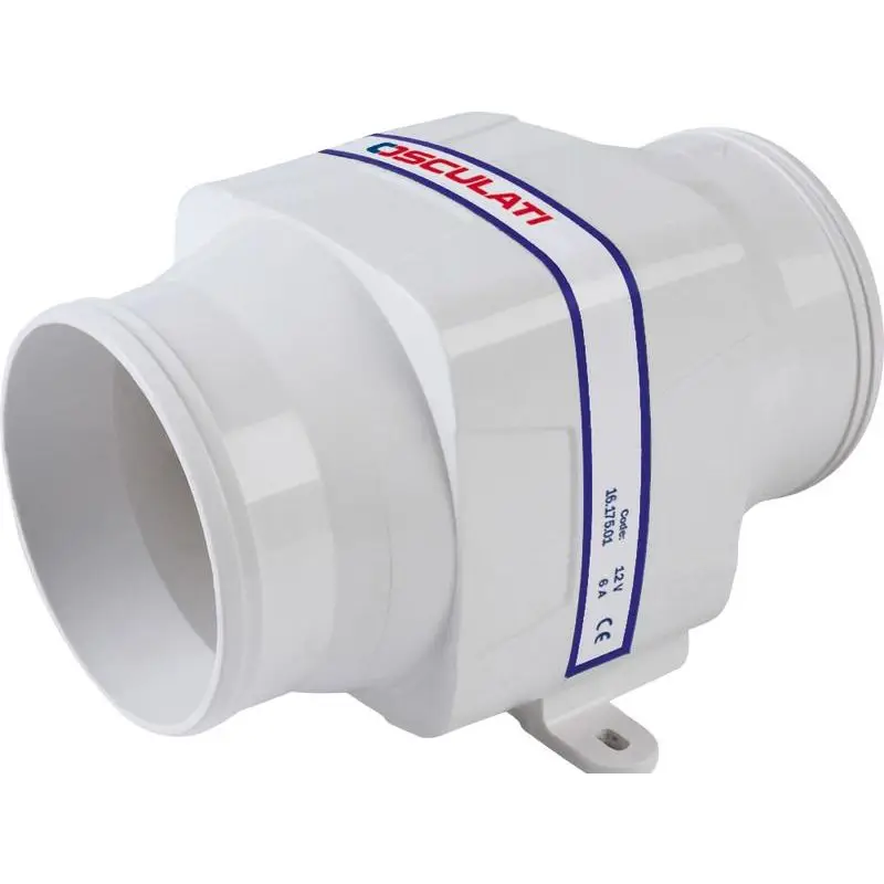 Soddisfatti O Rimborsati Ventilatore Assiale Osculati Hyperflow 7,6m3 12V Water Resistant per Cabine e Vani Motore conforme ISO 8846 e CE - RoHS