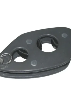 Bozzello con Strozzatore per Vang Laser® e ILCA® - Optiparts - Puleggia 5 mm, Carico Rottura 620 kg, Peso 61 g, Nylon e Alluminio Anodizzato Novità