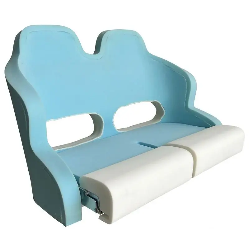 Doppio sedile anatomico flip up H99 da rivestire per barche - Imbottitura in schiuma espansa alta densità e foro lombare per comfort ottimale Ultima Occasione