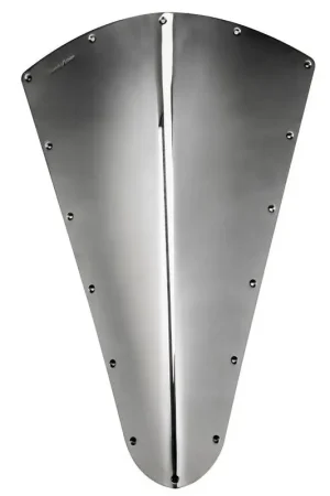 Di Tendenza Scudo di prua grande in acciaio inox AISI316 lucidato a specchio - Douglas Marine