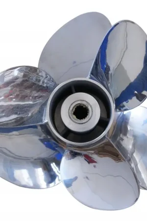 Popolare Elica Duoprop C6 Anteriore in Acciaio Inox - Massima Spinta e Velocità per Barche
