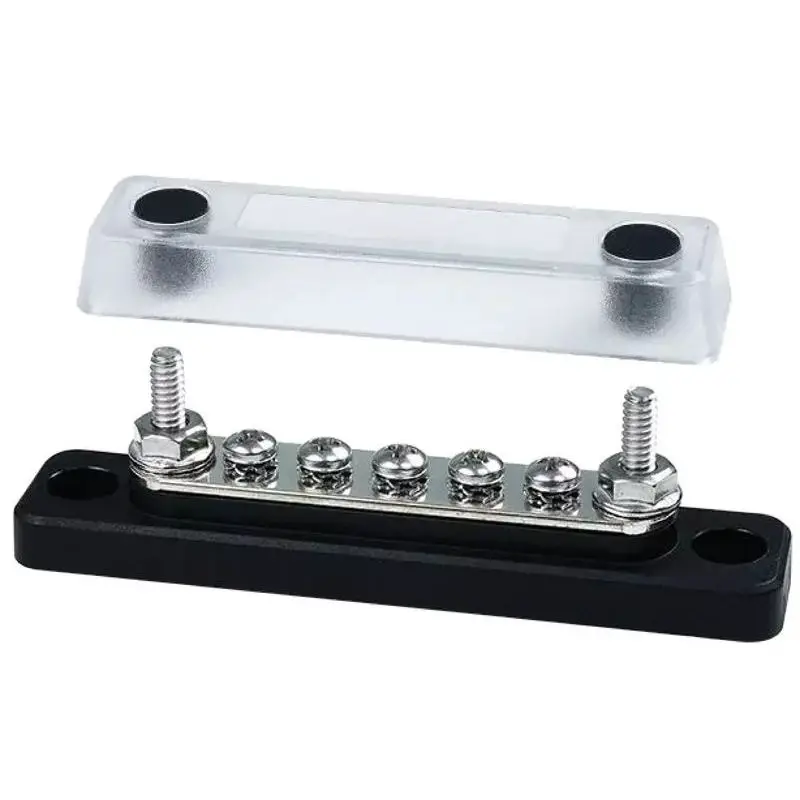 Terminali Elettrici Bus Bar Heavy Duty Techno con Cover Trasparente e Fissaggio Diretto per Nautica - Osvalucati Ordina Subito