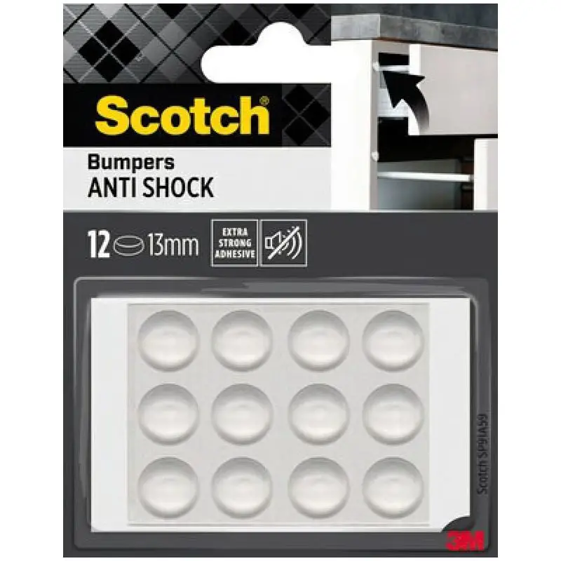 Tamponi adesivi paracolpi trasparenti 3M rotondi da 19 mm - Confezione da 8 pezzi per assorbimento vibrazioni e protezione colpi nella nautica. Offerta Del Giorno