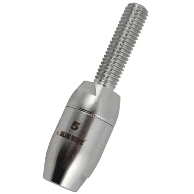 Prezzo Di Fabbrica Terminale filettato in acciaio inox 316 per draglie tessile Ø4 mm - Osculati