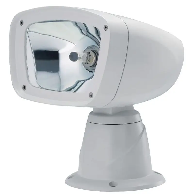 Spedito Oggi Faro Spot Light Deluxe Aldebaran HID 12 V - Faro Nautico Orientabile in Alluminio Resistente con Comandi da Plancia e Radiocomando - Versione Alogena e HID Disponibile
