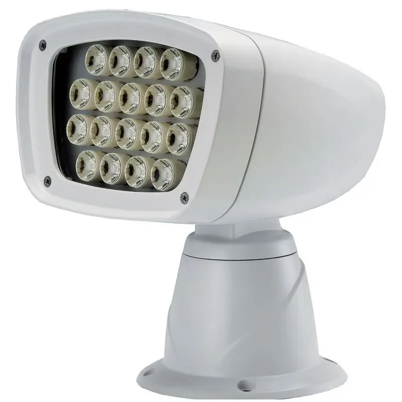 Offerta Speciale Faro Elettrico Aldebaran LED 12 V per Nautica - Alta Resistenza, Rotazione 355°, Consumo Ridotto 54 W, Comando Joystick e Radiocomando Inclusi