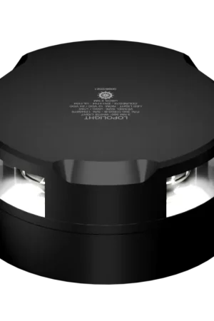 Subito Disponibile Fanale Orizzontale Lopolight 3nm - Luce Bianca per Testa d'Albero/Poppa, 225°, Nero - Ideale per Imbarcazioni da 12-20 m, Alta Efficienza e Resistenza IP68