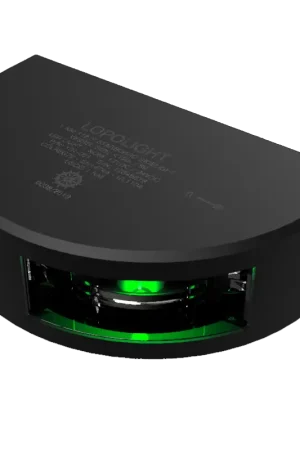Acquista Ora Luce di Dritta Verticale Lopolight - Verde, Semicerchio 112,5°, Visibilità 1 Miglio Nautico, Impermeabile e a Basso Consumo, Lunghezza Imbarcazione Fino a 12 m