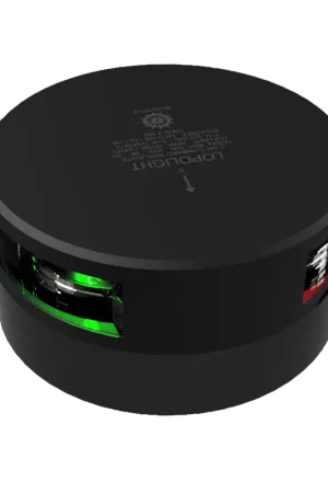Offerta Lopolight Combinata di Prua Orizzontale 2MN - Luce Rotonda 112,5°/112,5° Verde/Rosso, Colore Nero, Consumo Ridotto e Alta Visibilità fino a 2 Miglia Nautiche, per Imbarcazioni da 12 a 20 Metri