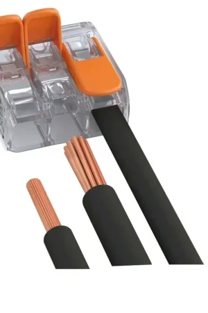 Connettore di giunzione WAGO 3 conduttori 6 mm² per impianti elettrici marini - Morsetti sicuri e facili da usare fino a 85°C Prezzo Basso