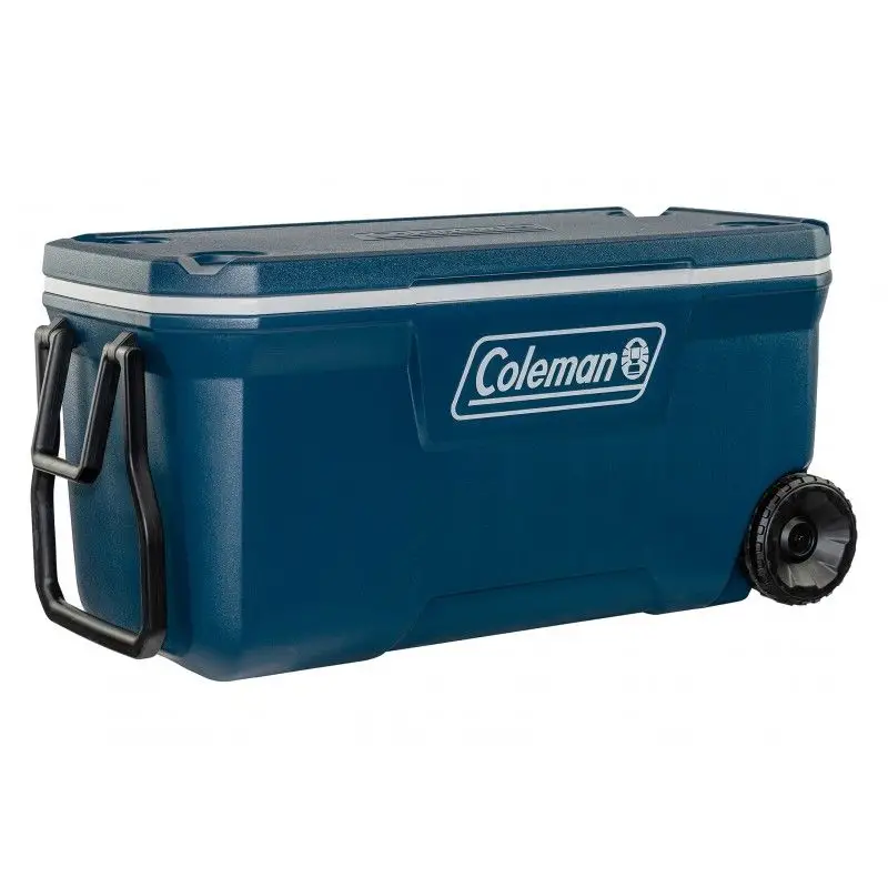 Offerta Lampo Ghiacciaia Xtreme 100 Coleman - Alta Capacità e Isolamento Eccellente per Avventure Nautiche, Maniglie Comode, Sostenibile e Porta Bicchieri Integrato