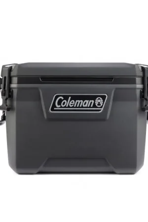 Ghiacciaia Coleman Convoy 55 in polietilene con isolamento TempLock FX, maniglie antiscivolo, chiusure in gomma e apribottiglie integrato. Mantiene le bevande fredde per giorni. Prezzo Conveniente
