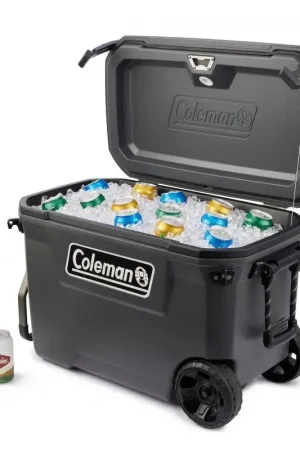 Ghiacciaia Coleman Convoy 65 - Isolamento TempLock™ FX, Struttura Resistente e Antimicrobica per Bevande Fresche in Nautica e Outdoor Di Tendenza