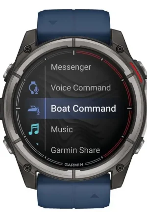 Orologio GPS multifunzione Quatix 8 GARMIN smartwatch nautico AMOLED lente zaffiro lunetta titanio Offerta Del Giorno