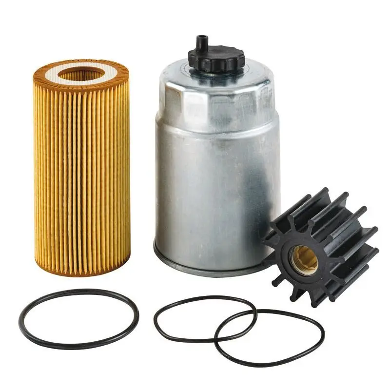 Offerta Kit Manutenzione Completo per Motori Diesel VOLVO 877194 - Filtro Olio, Filtro Carburante e Girante Pompa Acqua