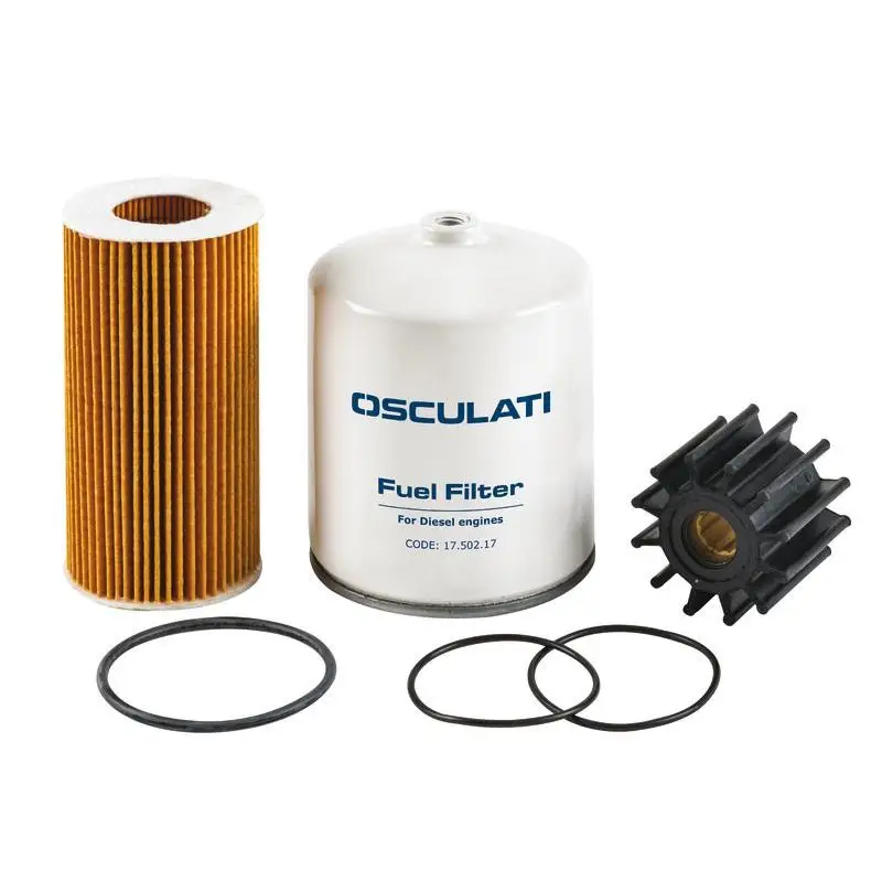 Kit Manutenzione Completo per Motori Diesel VOLVO 21759184 - Include Filtro Olio, Filtro Carburante e Girante Pompa Acqua Miglior Prezzo