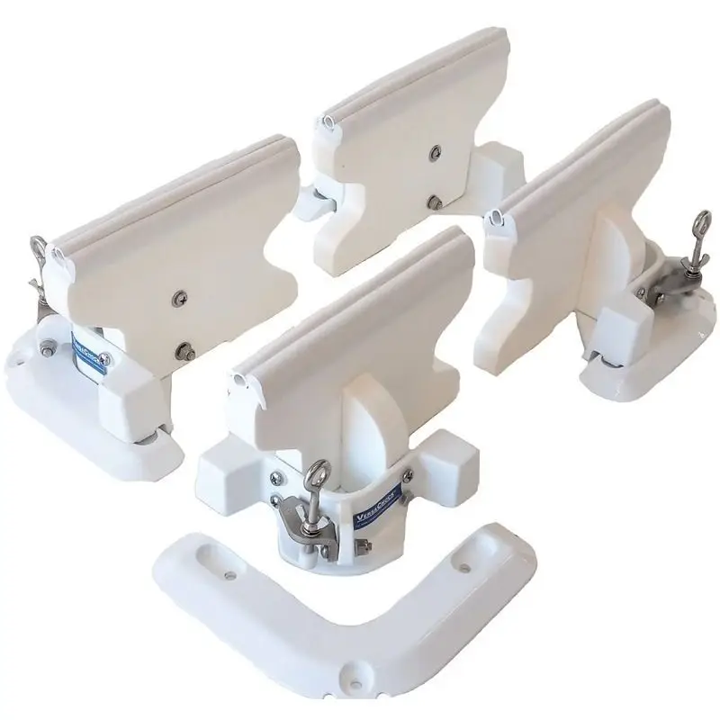 VersaChock Supporti Removibili per Tender, Jet Ski e Moto d'Acqua, Fissaggio su Plancetta di Poppa, Fly Bridge o Ponte, Alluminio Verniciato e HDPE con Gomma Promozione