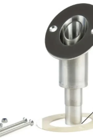 Adattatore di Scarico Obliquo in Acciaio Inossidabile 316 con Tubo di Aspirazione da 24 mm - Nautica e Vela Offerta