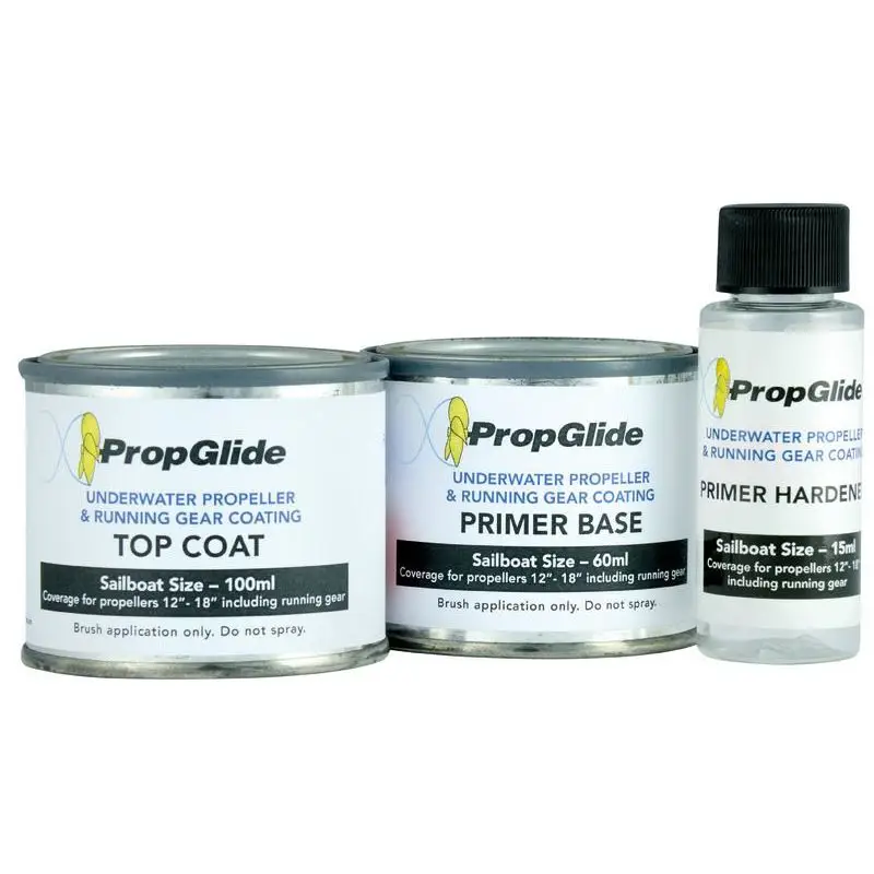 Economico Kit Vernice Siliconica PROPGLIDE® 175 ml - Rivestimento Foul-Release per Maggiore Efficienza e Prestazioni di Eliche e Piedi Poppieri per Imbarcazioni