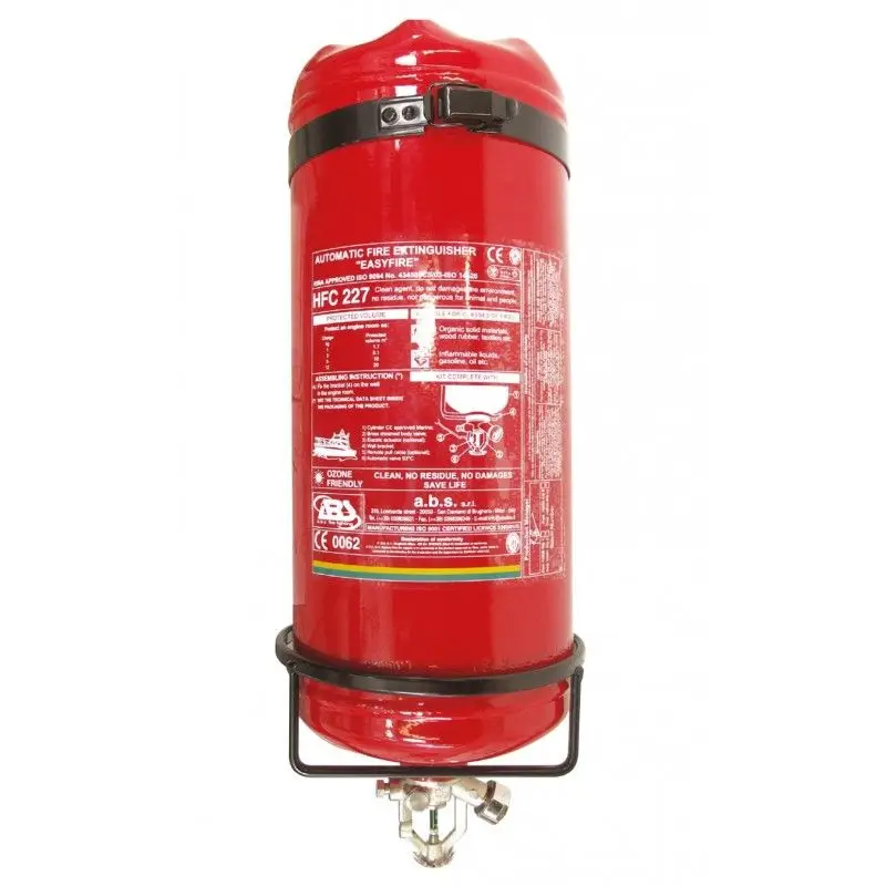 Direttamente Dal Produttore Estintore Automatico Easyfire KG 6 per Barche - Sicurezza Antincendio Ecologica, Installazione Veloce, Omologato RINA e CE, Satura Fino a 10 m³, Attivazione Termica a 93°