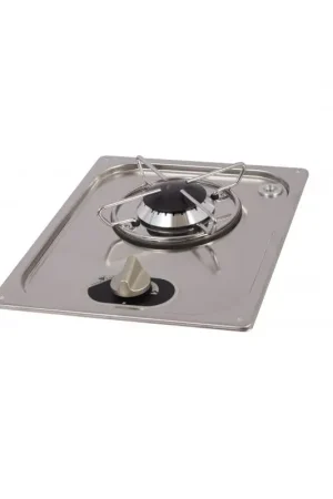 Piano Cottura Nautico in Acciaio Inox a Gas 1 Fuoco - Montaggio Ad Incasso con Termocoppia di Sicurezza e Certificazione CE Sconto
