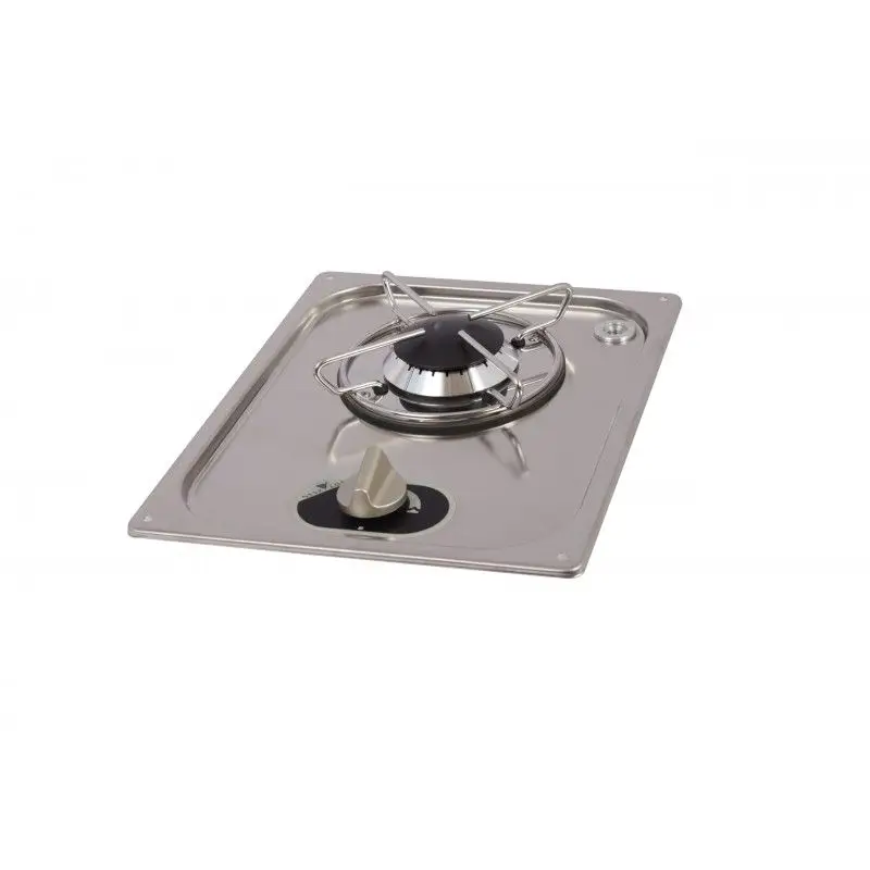 Piano Cottura Nautico in Acciaio Inox a Gas 1 Fuoco - Montaggio Ad Incasso con Termocoppia di Sicurezza e Certificazione CE Sconto