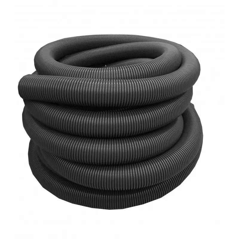 Tubo Nero Spiralato in PVC Flessibile da 20 metri per Canalizzazioni e Protezione Cavi Elettrici Nautici Di Tendenza