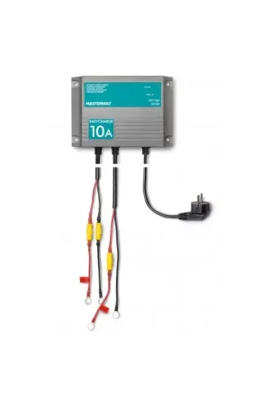 Caricabatteria Waterproof Mastervolt Easy Charge 10A - IP68, Tecnologia Sense-Send™, 2 Uscite Isolate per Batterie Piombo, AGM e Gel, Cavo 1,2 mt e Spina Euro Inclusa Prezzo Conveniente