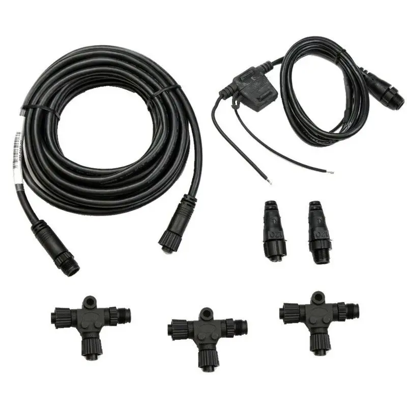 A Buon Prezzo Kit NMEA 2000 Micro C per Vela e Nautica - Completo di Cavo Power, Cavo N2K da 4,5 m, 3 Connettori a T e 2 Terminatori di Rete