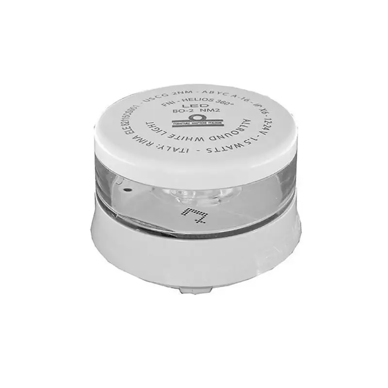 Scelto Dai Clienti Fanale a LED Helios per Aste TREM/FNI - Omologato R.I.Na. e M.M.M per Imbarcazioni fino a 20 mt - Alimentazione 6/32 Vdc