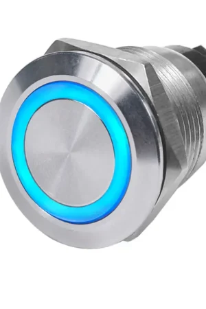 Professionale Interruttore a LED Impermeabile Blue Sea 12V in Acciaio Inox 316 - Resistente alla Corrosione e Protezione IP67 - Sicurezza contro Inversione di Polarità