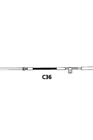 Compra Adesso Cavo Telecomando Ultraflex C36 Ø 7 mm per Mercury, Mercruiser, Mariner Serie Generation II - Corsa 85 mm