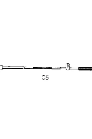 Vendita Finale Cavo Telecomando C5 Ultraflex Ø 7 per Motori Mercury, Mercruiser e Mariner Oltre 50 HP - Corsa 95 mm (Non Compatibile con Mercury 158 e Scatole Gen.II)