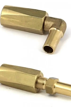Spedito Oggi Raccordo Recuperabile in Ottone Vetus per Tubo Termoplastico R7 da 5/16 - Innesto Ø 10 mm (Confezione da 2 Pezzi)