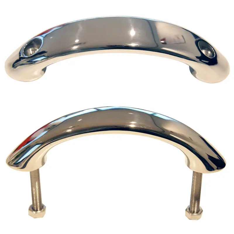 Novità Maniglia Nautica in Acciaio Inox 316 Lucidata a Specchio - Maniglia Ricavata dal Pieno per Barche e Vela