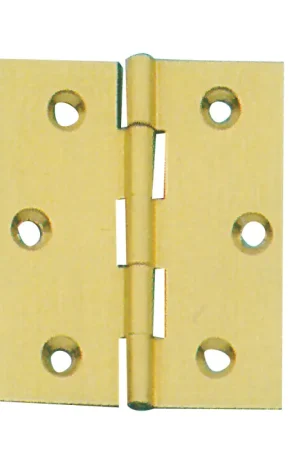 Prezzo Scontato Cerniere a Libretto in Ottone Lucido - Spessore 1,5 mm, Dimensioni 50x60 mm per Nautica e Vela