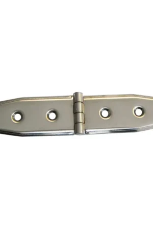 Cerniere Doppia Coda in Acciaio Inox Lucidate a Specchio - 155x28 mm, Spessore 1,5 mm, Con 3 Fori per Installazione Facile Prezzo Scontato