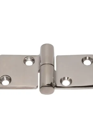 Sconto Cerniera Sfilabile in Acciaio Inox AISI 316 Lucidata a Specchio mm. 86x50 - Perfetta per Porte e Cofanetti Motore